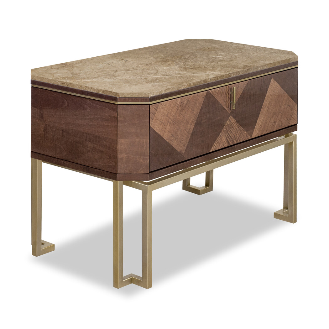 BEDSIDE TABLE (MARBLE)