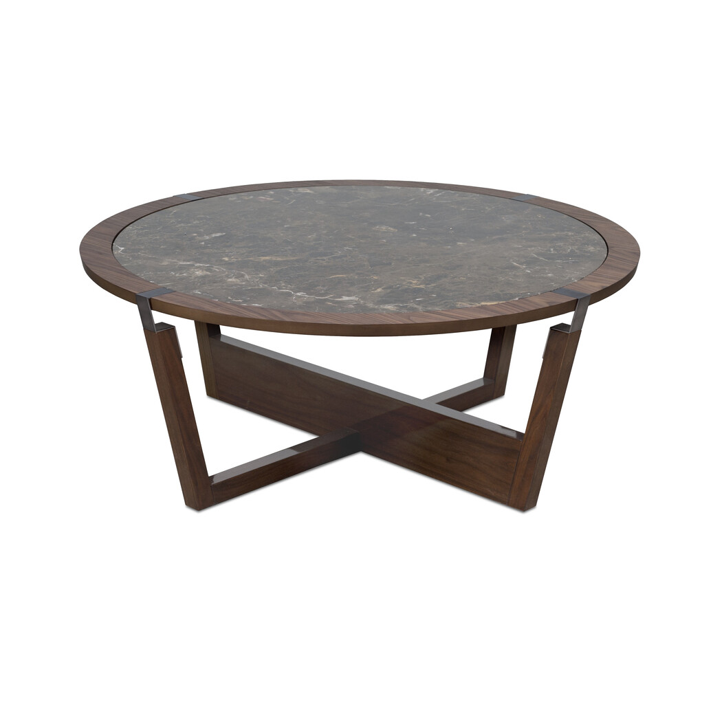 ROUND COCKTAIL TABLE (Marble top)