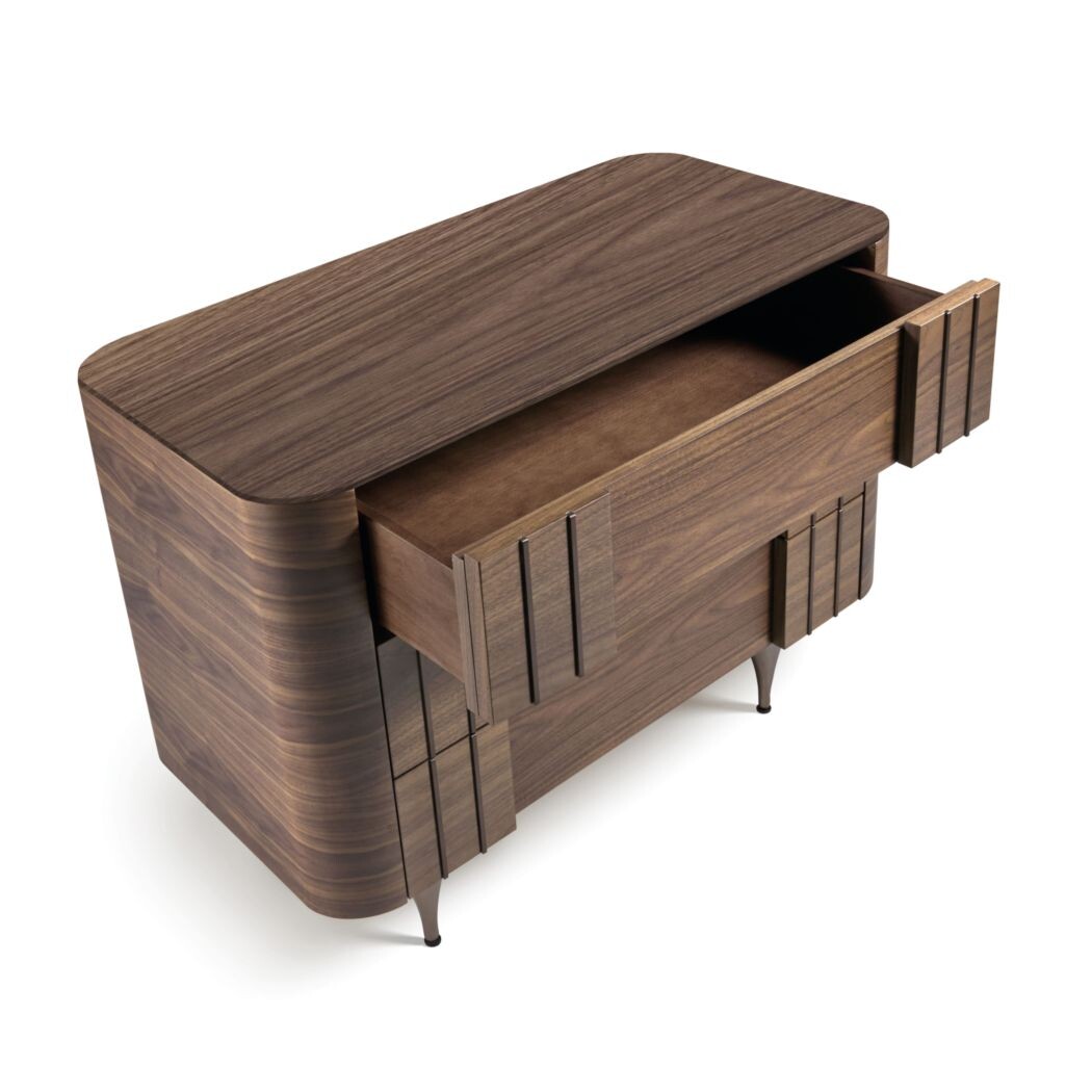BEDSIDE TABLE (Wooden top)