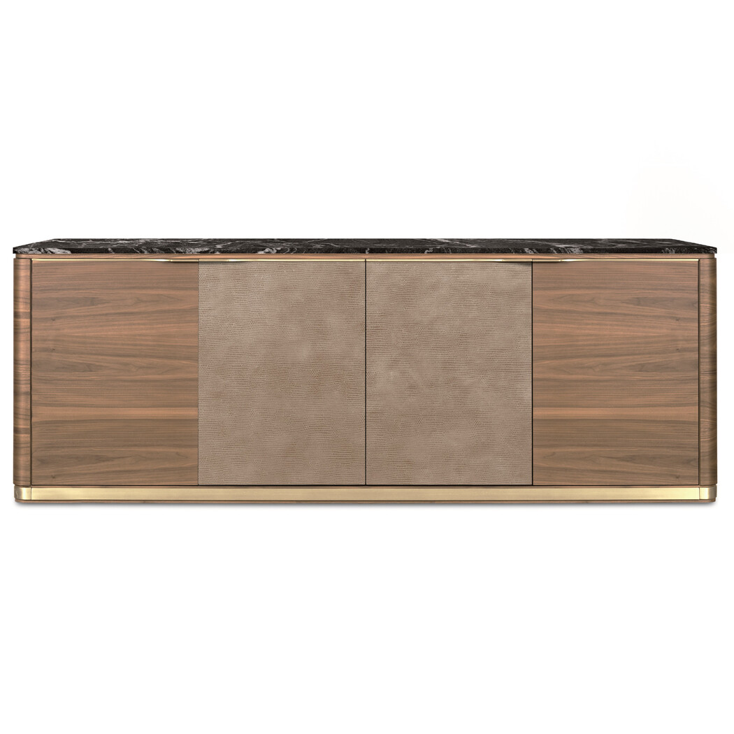 CREDENZA (Marble & Leather front)