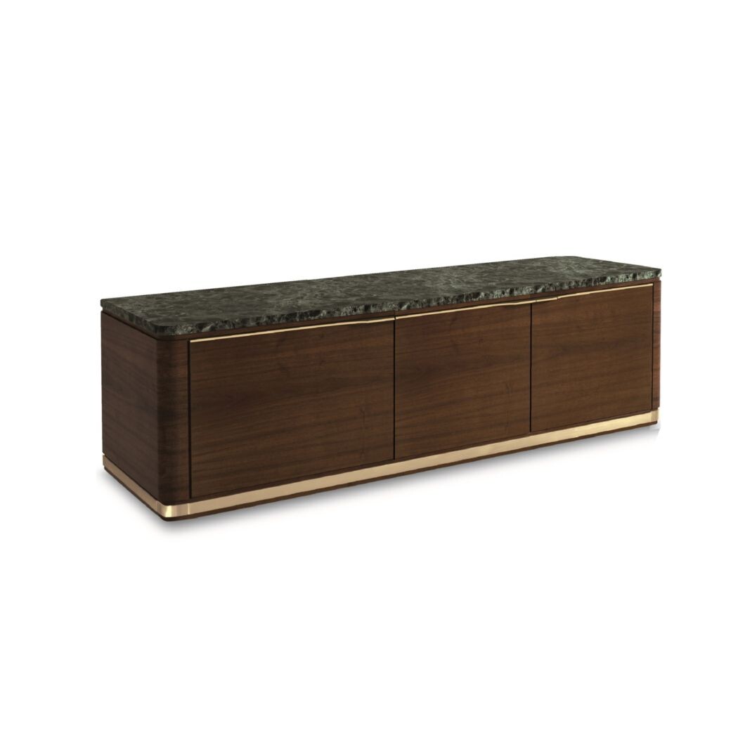MUEBLE TV (Mármol & Frentes madera)