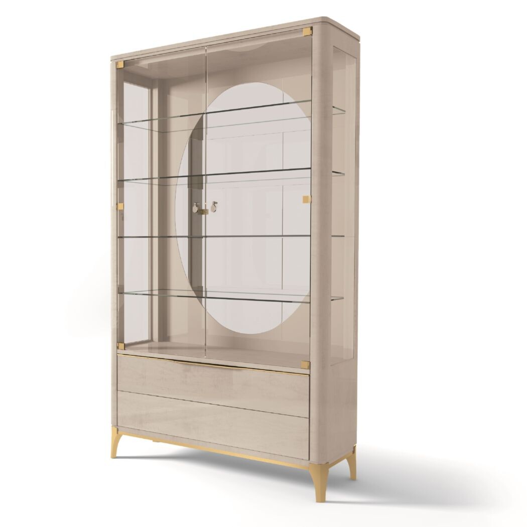DISPLAY CABINET (Wooden fronts)