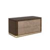 BEDSIDE TABLE (Marble & Leather front)_image